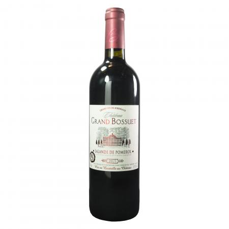 Lalande de Pomerol : Grand Bossuet 2017 - Caisse bois de 6 btls